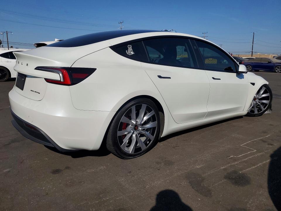 Photo 3 from auction – 2024 TESLA MODEL 3 with VIN 5YJ3E1EBXRF735050
