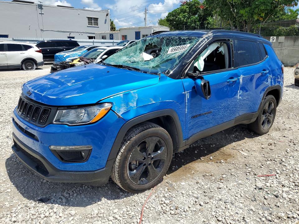 JEEP COMPASS 2021 مع رقم تعريف المركبة 3C4NJDBB8MT586576 - صورة من المزاد