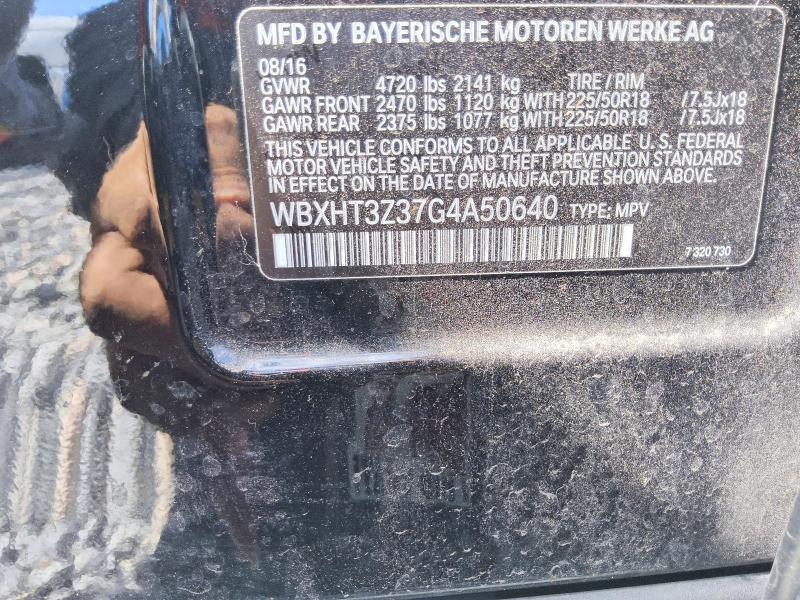 Photo 14 from auction – 2016 BMW X1 with VIN WBXHT3Z37G4A50640