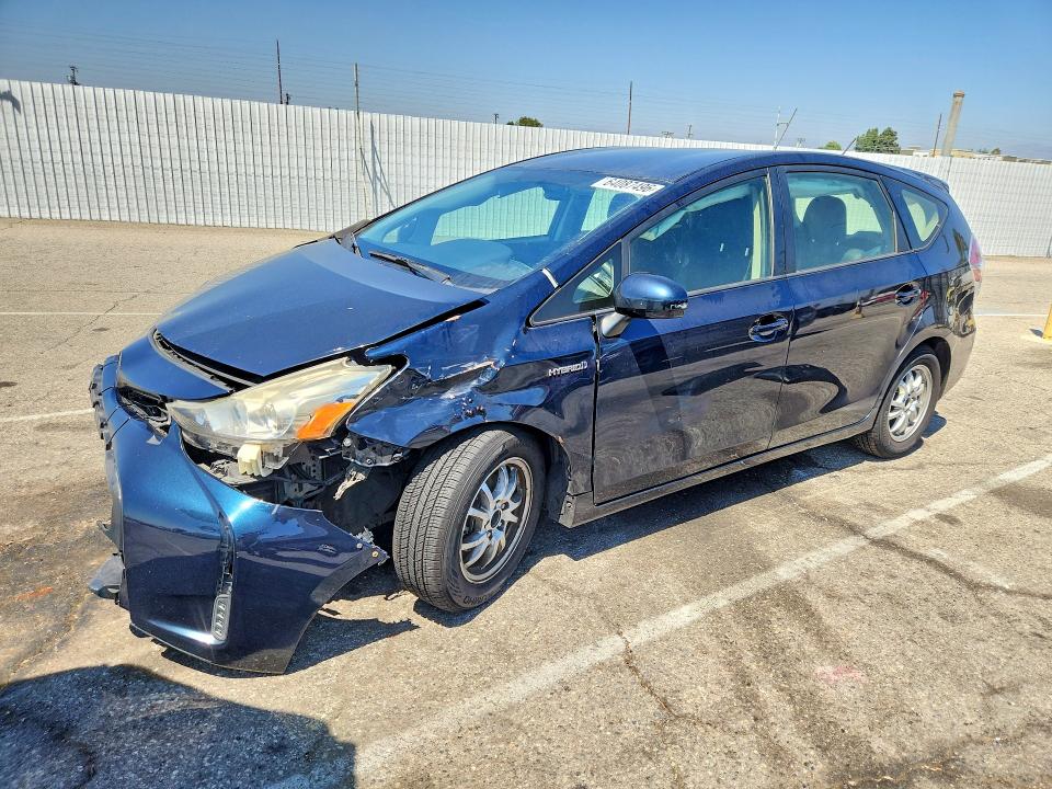 TOYOTA PRIUS V 2017 with VIN JTDZN3EUXHJ070133 - Photo from auction