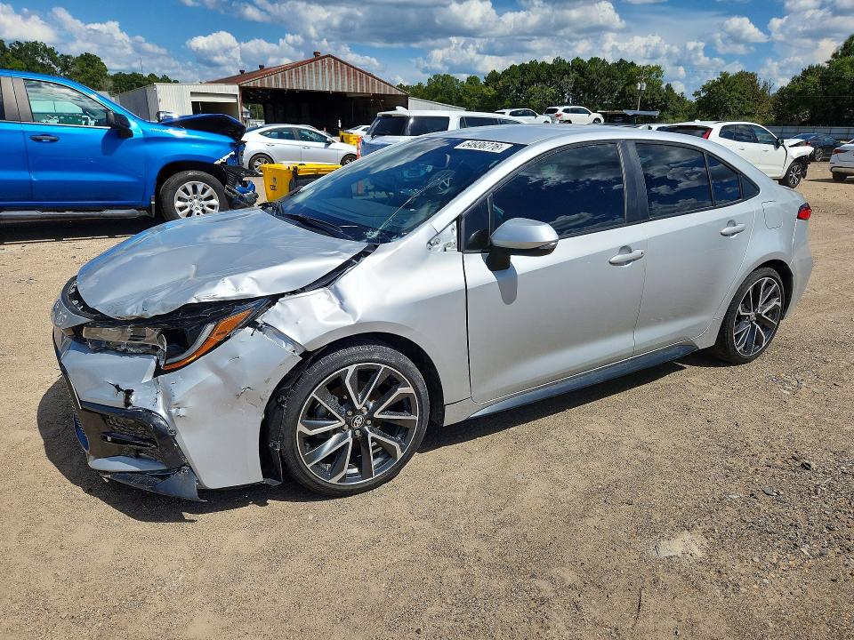 TOYOTA COROLLA 2022 with VIN 5YFS4MCE2NP129916 - Photo from auction