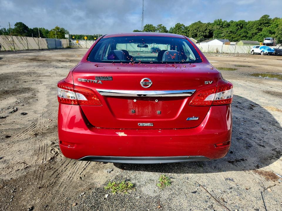 Photo 6 from auction – 2013 NISSAN SENTRA with VIN 3N1AB7AP6DL726430