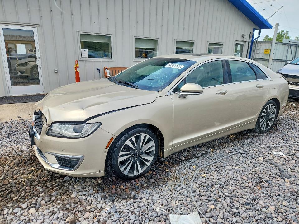 LINCOLN MKZ 2017 with VIN 3LN6L5E96HR648617 - Photo from auction