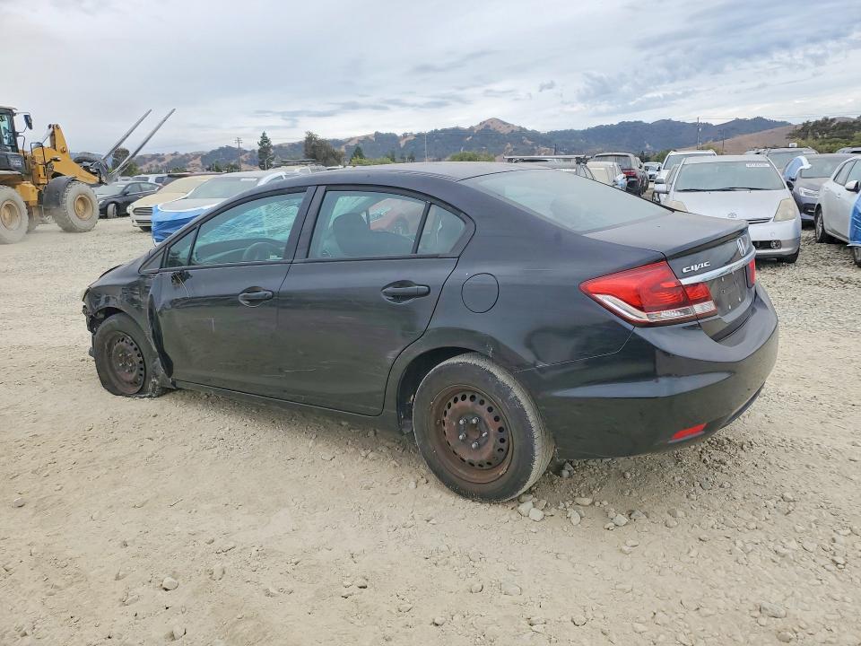 Photo 2 from auction – 2013 HONDA CIVIC with VIN 19XFB2F52DE216366