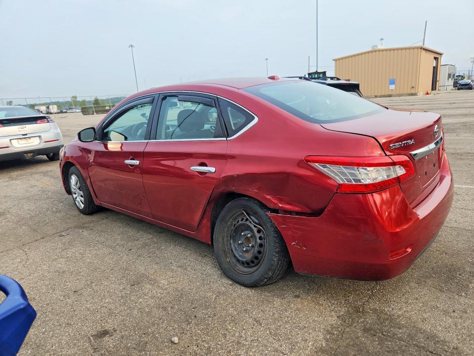 Photo 2 from auction – 2015 NISSAN SENTRA with VIN 3N1AB7AP6FL667706