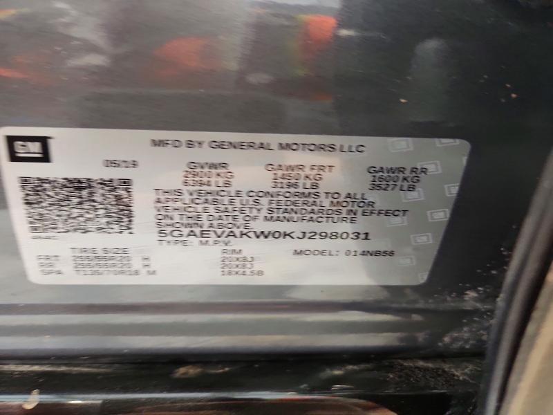 Zdjęcie 14 z aukcji – 2019 BUICK ENCLAVE z VIN 5GAEVAKW0KJ298031