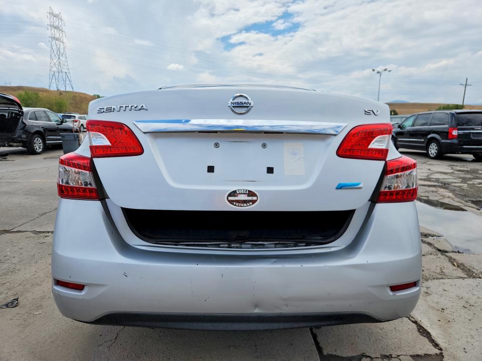 Photo 6 from auction – 2013 NISSAN SENTRA with VIN 3N1AB7AP1DL668470