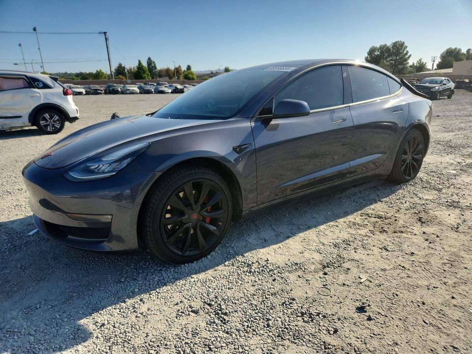 TESLA MODEL 3 2019 with VIN 5YJ3E1EBXKF521570 - Photo from auction