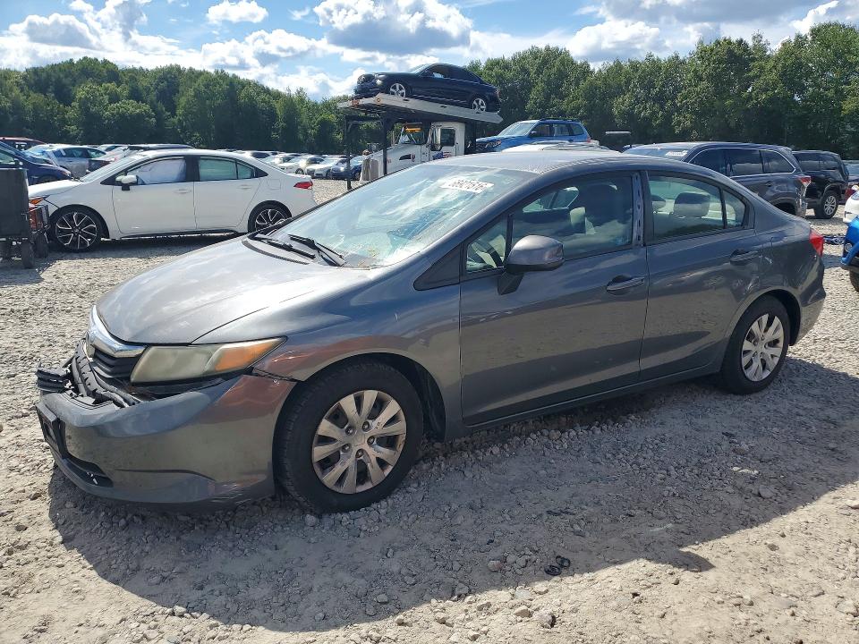 HONDA CIVIC 2012 with VIN 2HGFB2F54CH306400 - Photo from auction