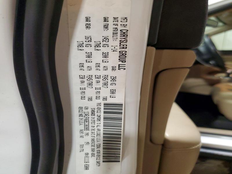 Photo 14 from auction – 2014 JEEP GRAND CHEROKEE with VIN 1C4RJFAG8EC383985