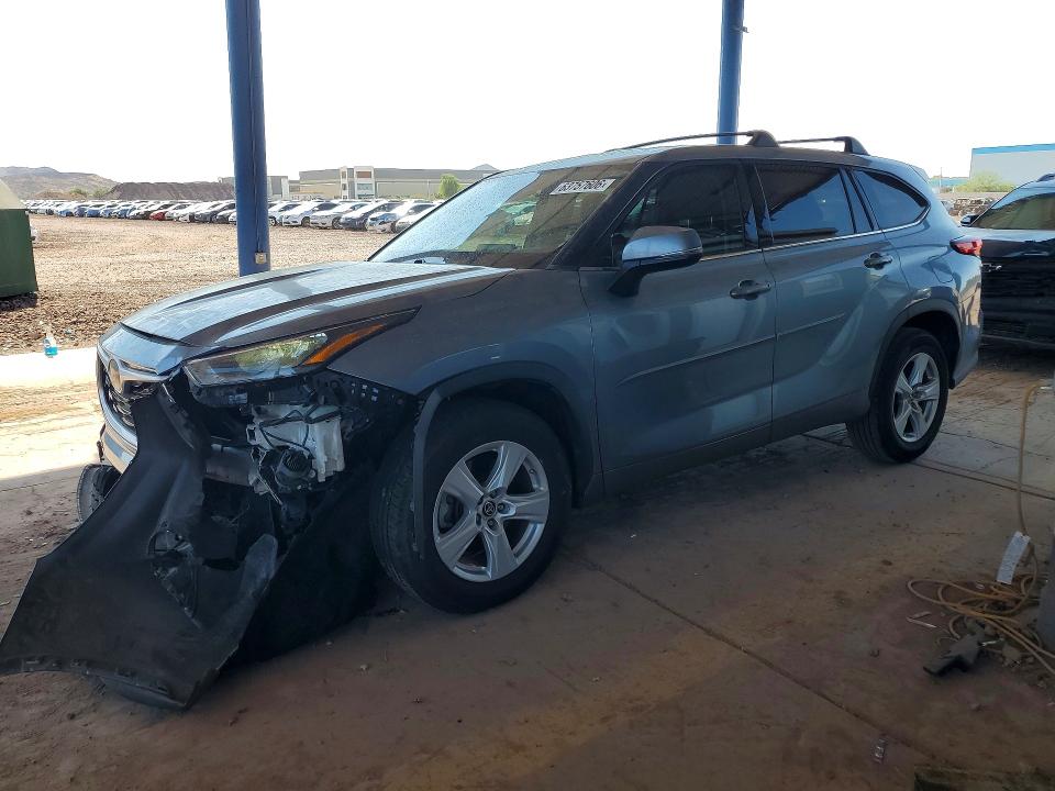 TOYOTA HIGHLANDER 2020 with VIN 5TDZZRAH8LS009116 - Photo from auction