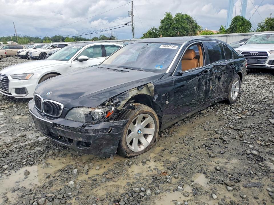 BMW 750 2006 with VIN WBAHN83556DT31875 - Photo from auction