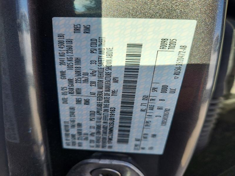 Photo 14 from auction – 2025 FORD ESCAPE with VIN 1FMCU9MN3SUB19163