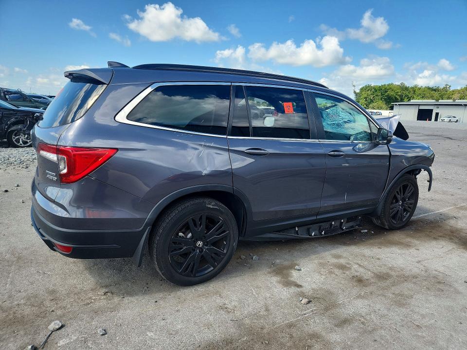 Photo 3 from auction – 2022 HONDA PILOT with VIN 5FNYF6H29NB076724
