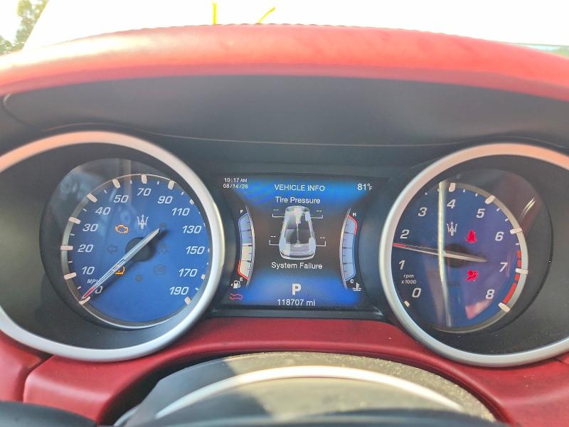 Photo 9 from auction – 2017 MASERATI GHIBLI with VIN ZAM57RTA6H1238074