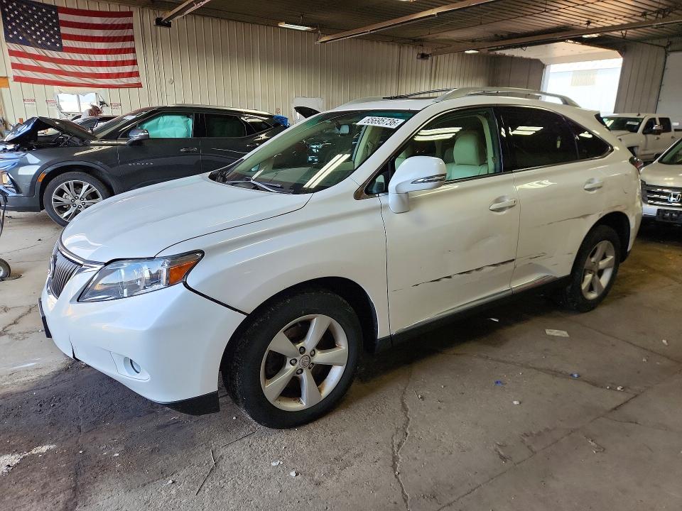 LEXUS RX 2011 with VIN 2T2BK1BA5BC087848 - Photo from auction