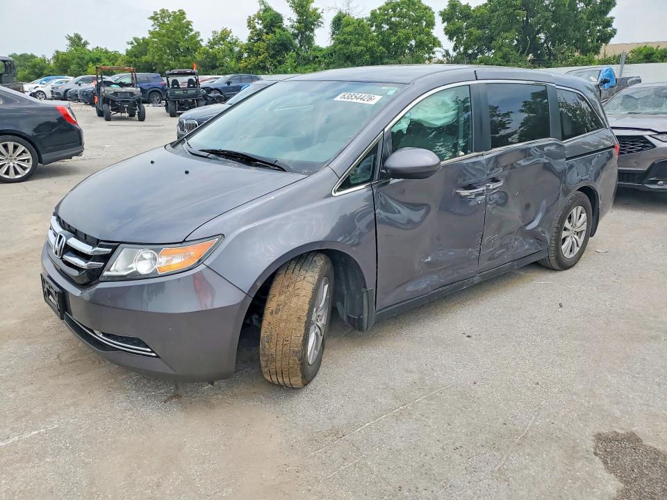 HONDA ODYSSEY 2016 with VIN 5FNRL5H34GB095524 - Photo from auction