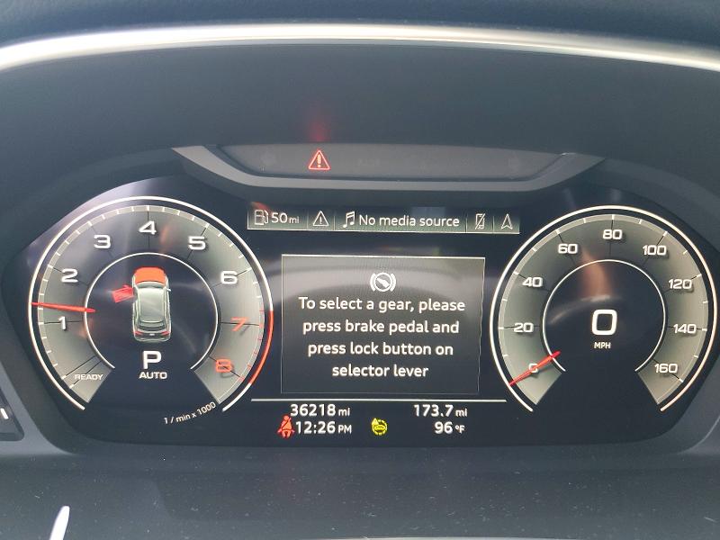 Photo 9 from auction – 2022 AUDI Q3 with VIN WA1EECF35N1069207