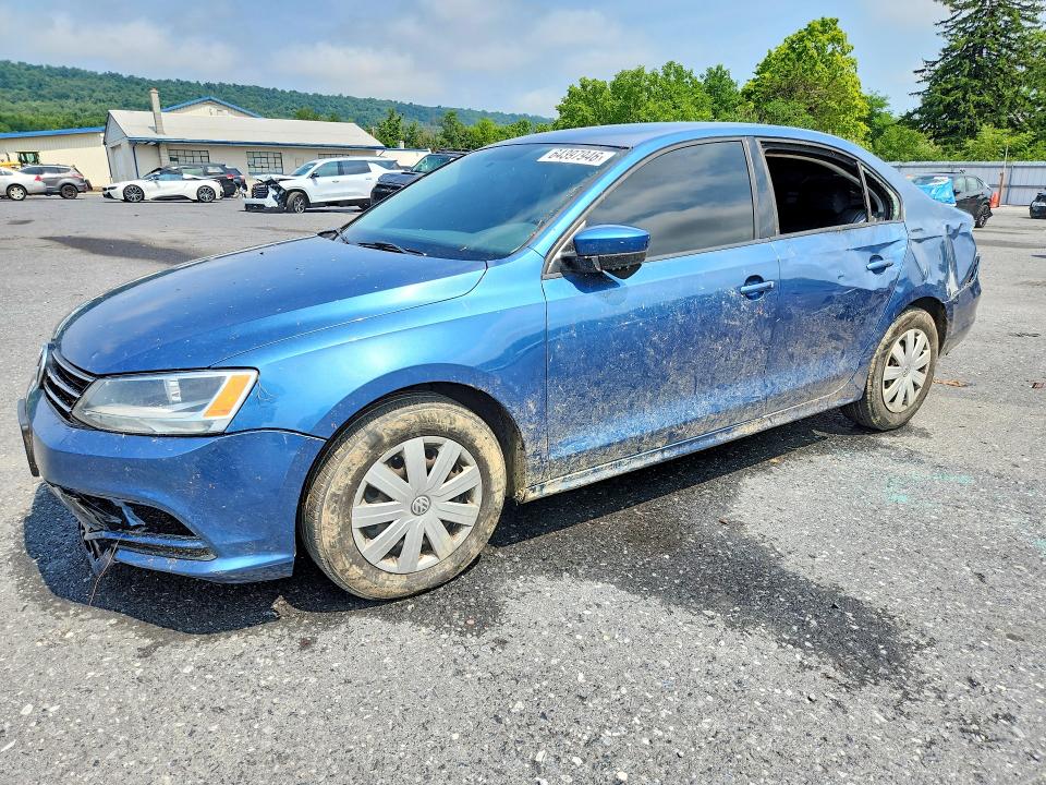 VOLKSWAGEN JETTA 2015 with VIN 3VW2K7AJ7FM346262 - Photo from auction