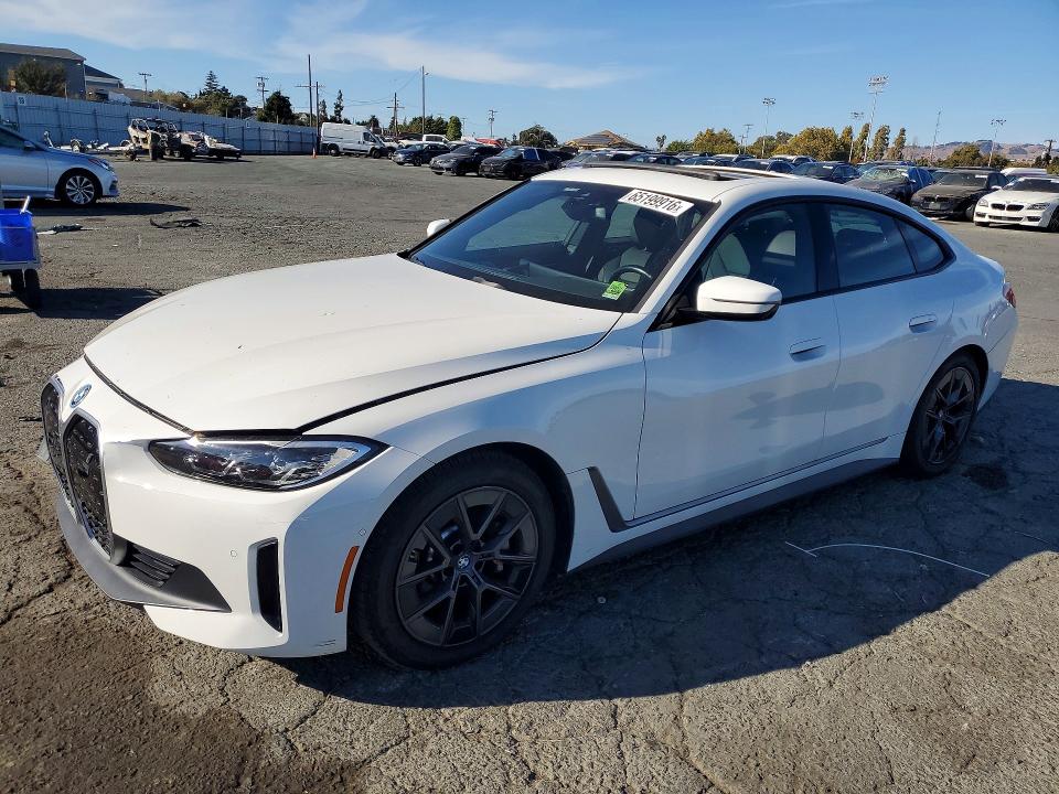 BMW I4 2023 with VIN WBY43AW05PFP62493 - Photo from auction