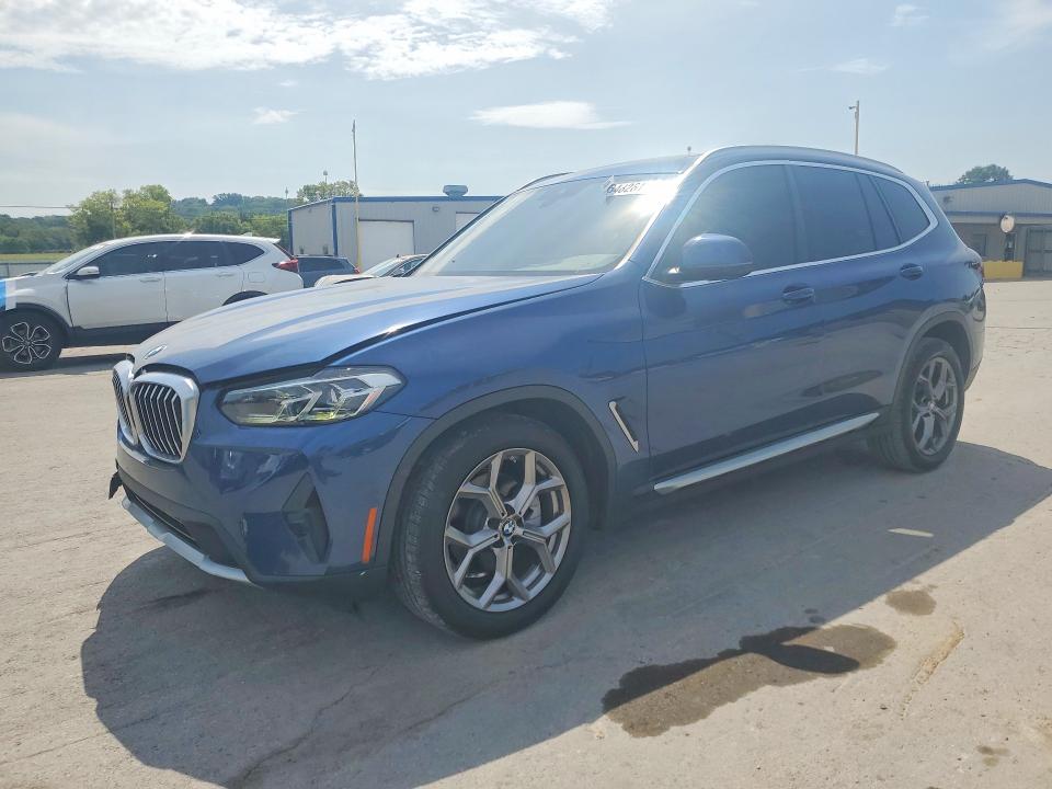 BMW X3 2023 with VIN 5UX43DP07P9P86387 - Photo from auction