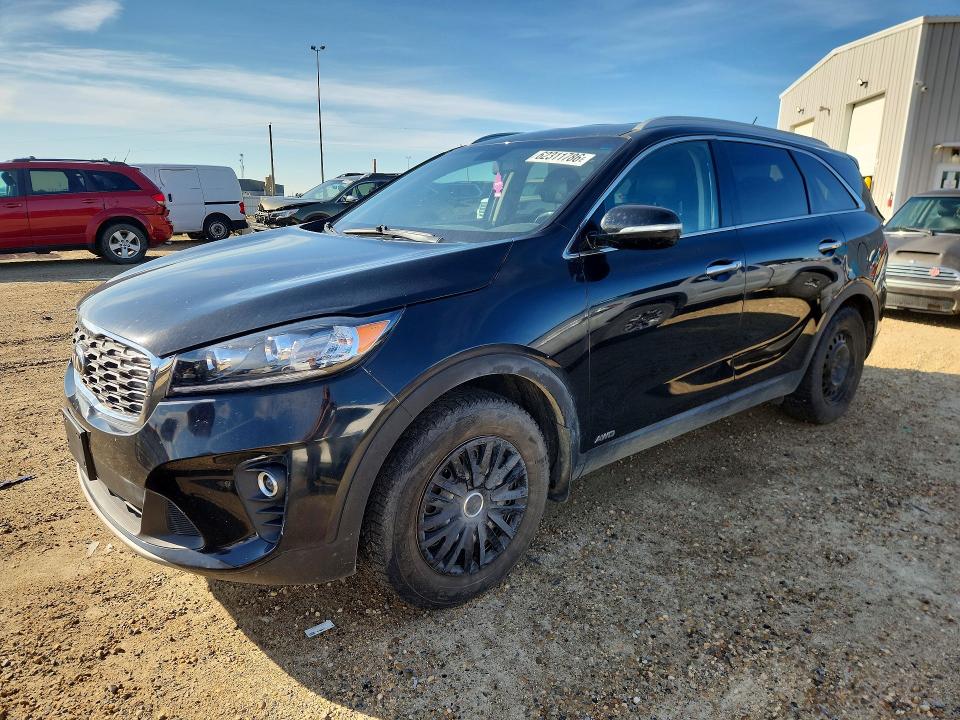 KIA SORENTO 2019 with VIN 5XYPHDA33KG591669 - Photo from auction