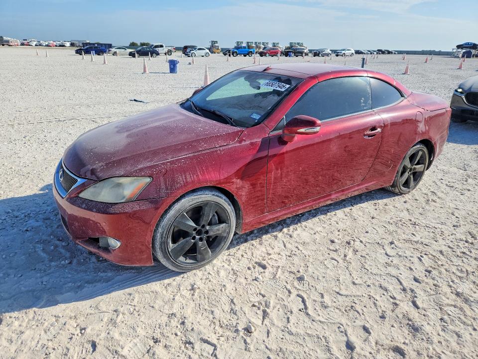 LEXUS IS 2010 with VIN JTHFE2C26A2503136 - Photo from auction