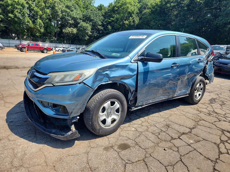 HONDA CR-V 2015 with VIN 5J6RM4H36FL102468 - Photo from auction
