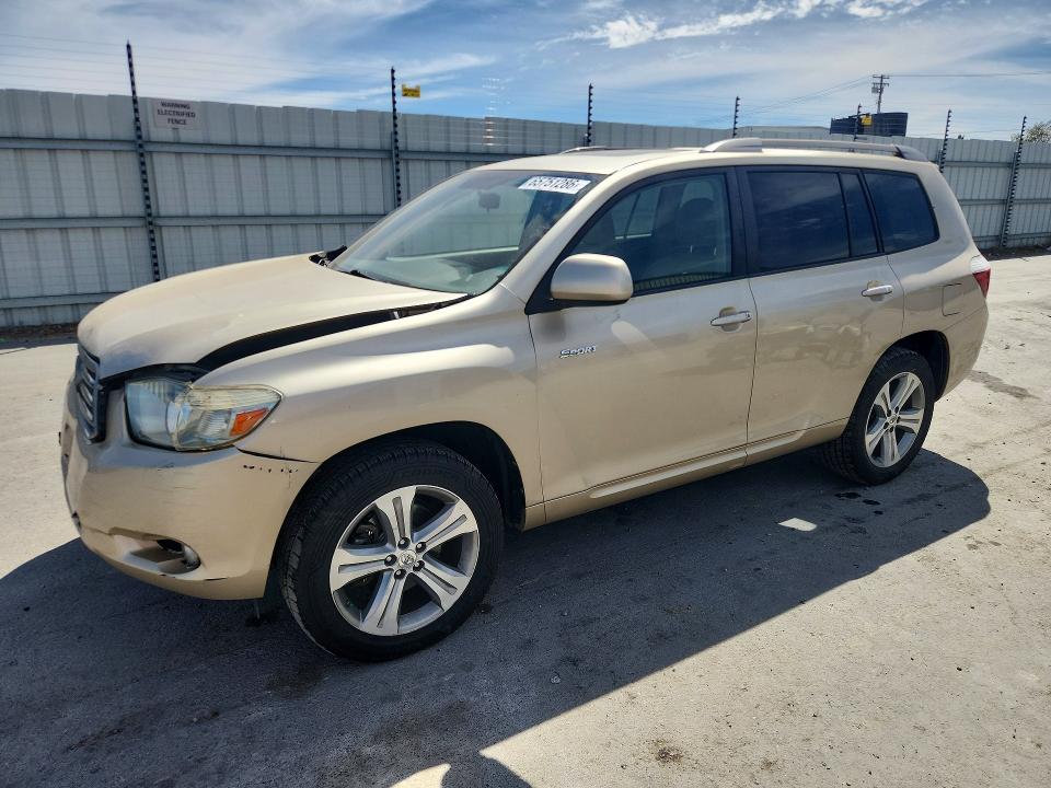 TOYOTA HIGHLANDER 2008 with VIN JTEDS43A882034271 - Photo from auction