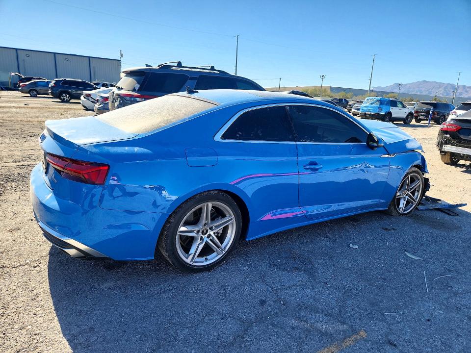 Photo 3 from auction – 2022 AUDI A5 with VIN WAUSAAF58NA023748