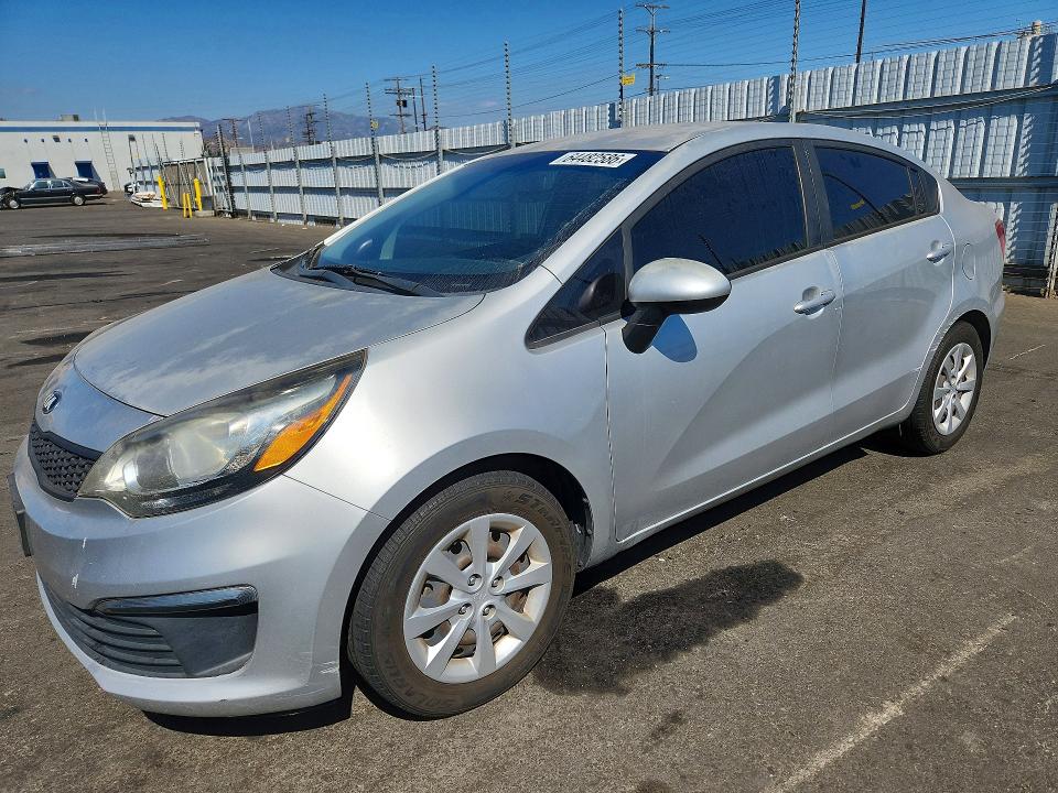 KIA RIO 2016 with VIN KNADM4A33G6590804 - Photo from auction
