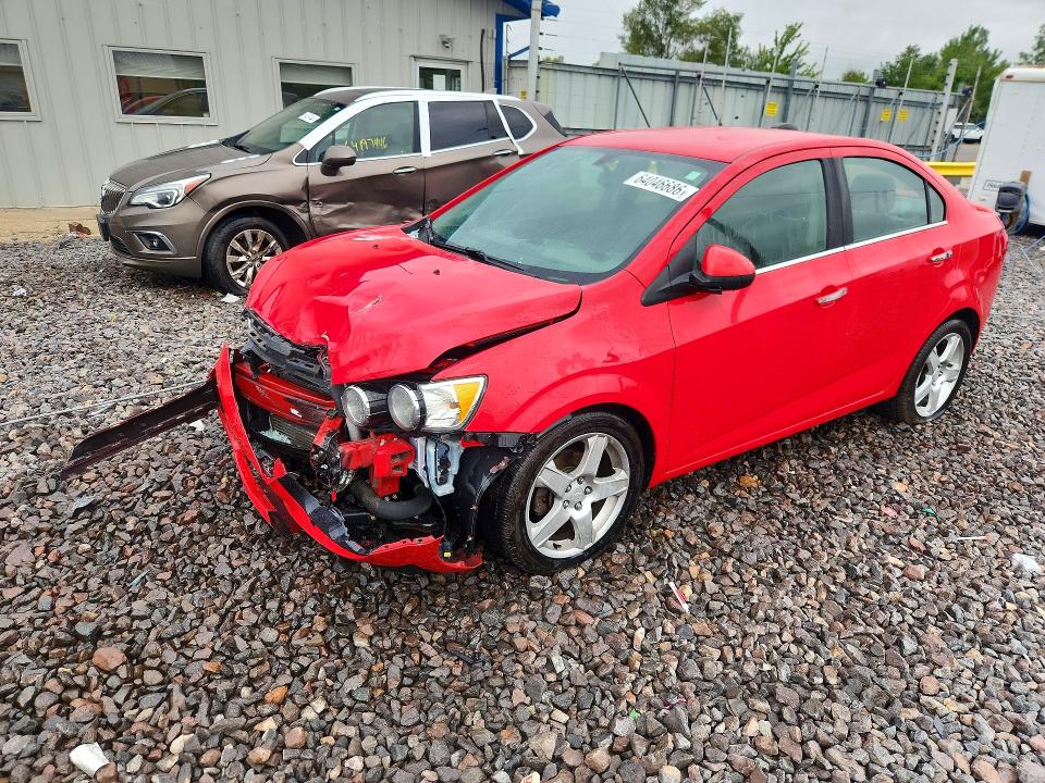 CHEVROLET SONIC 2015 with VIN 1G1JE5SBXF4196248 - Photo from auction