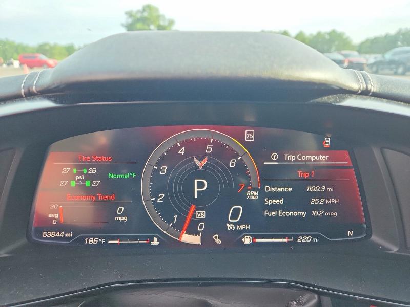 Photo 9 from auction – 2020 CHEVROLET CORVETTE with VIN 1G1Y72D45L5108511