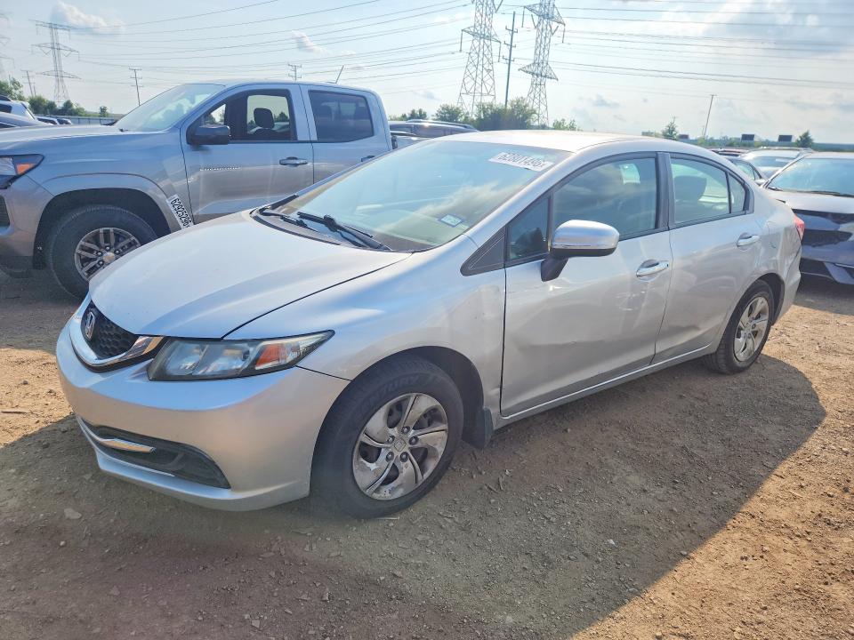 HONDA CIVIC 2014 with VIN 19XFB2F51EE040105 - Photo from auction