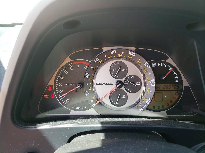 Photo 9 from auction – 2004 LEXUS IS with VIN JTHBD192340091521