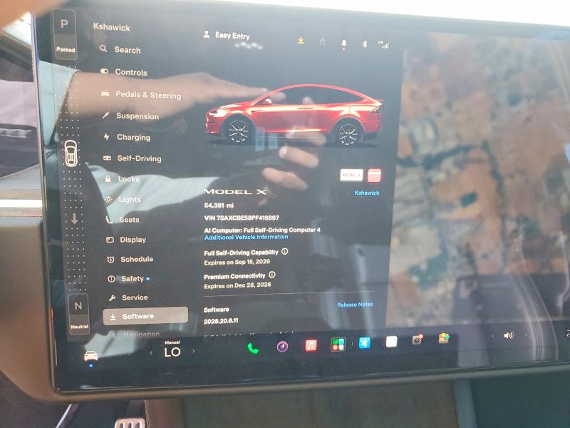 Zdjęcie 9 z aukcji – 2023 TESLA MODEL X z VIN 7SAXCBE58PF416897