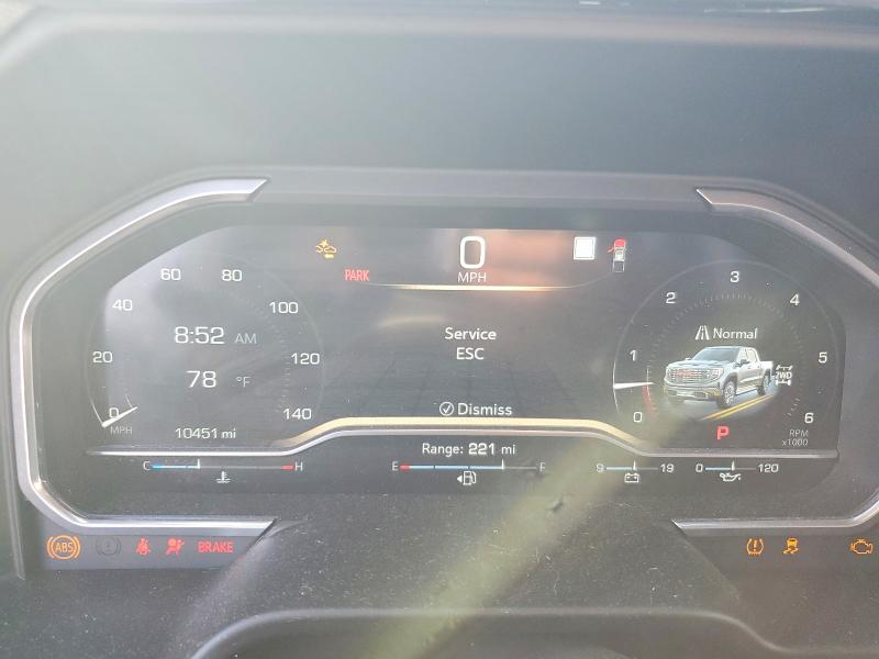 Photo 9 from auction – 2023 GMC SIERRA with VIN 3GTUUGED9PG166825