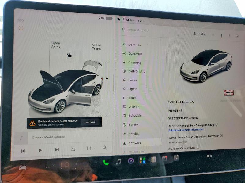 Photo 9 from auction – 2023 TESLA MODEL 3 with VIN 5YJ3E1EA1PF460463