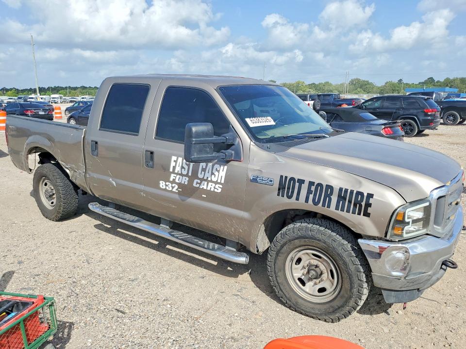 Photo 4 from auction – 2004 FORD F250 with VIN 1FTNW20L14EA42177
