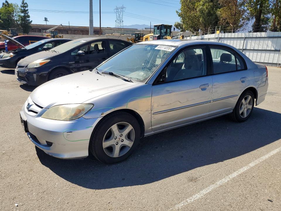 HONDA CIVIC 2004 with VIN JHMES26784S002183 - Photo from auction