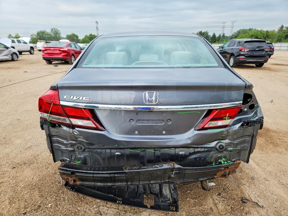 Photo 6 from auction – 2013 HONDA CIVIC with VIN 19XFB2F82DE087524
