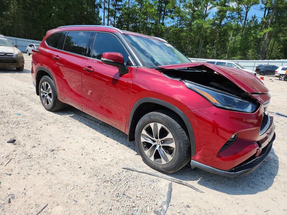 Photo 4 from auction – 2021 TOYOTA HIGHLANDER with VIN 5TDGZRBH3MS089772