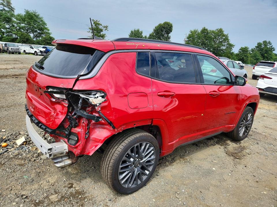 Photo 3 from auction – 2022 JEEP COMPASS with VIN 3C4NJDCB0NT158825