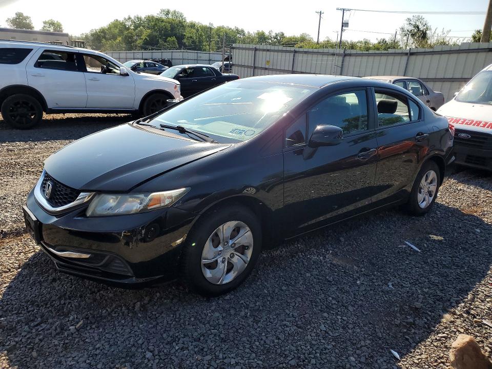 HONDA CIVIC 2013 with VIN 19XFB2F59DE004662 - Photo from auction