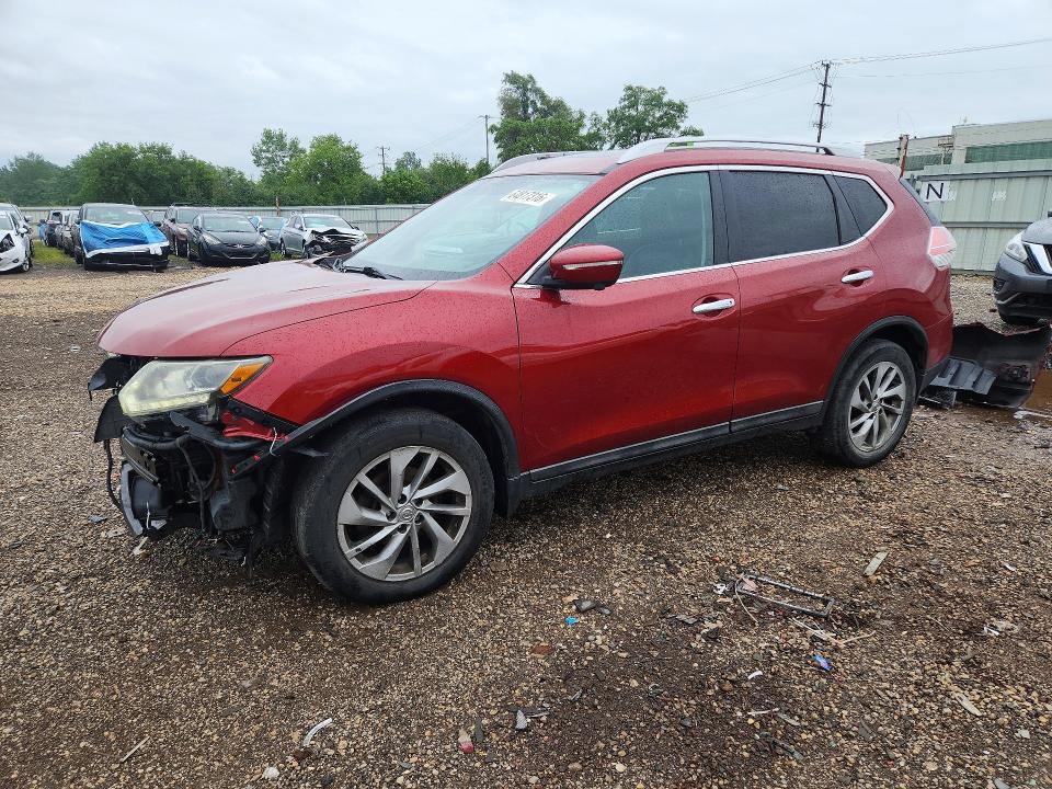 NISSAN ROGUE 2015 with VIN 5N1AT2MV8FC854847 - Photo from auction