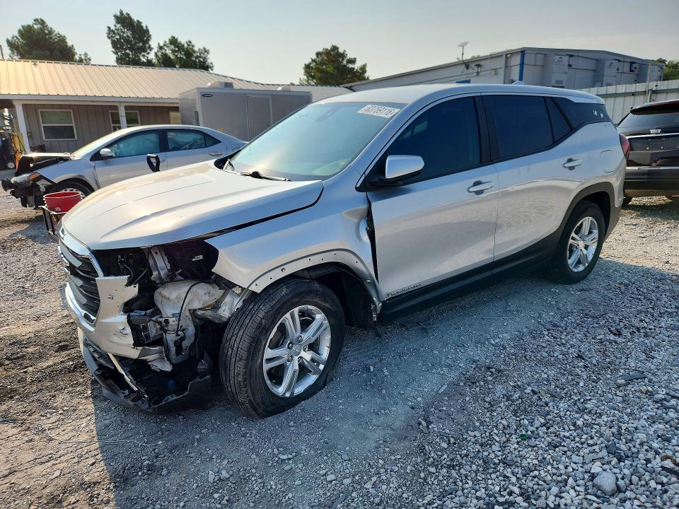 GMC TERRAIN 2022 with VIN 3GKALMEV3NL179382 - Photo from auction