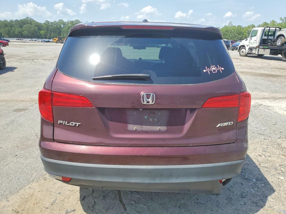 Photo 6 from auction – 2016 HONDA PILOT with VIN 5FNYF6H86GB066191