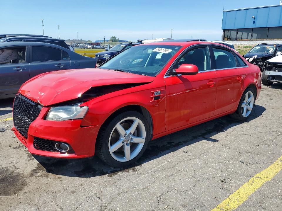 AUDI A4 2011 with VIN WAUFFAFL0BA055784 - Photo from auction