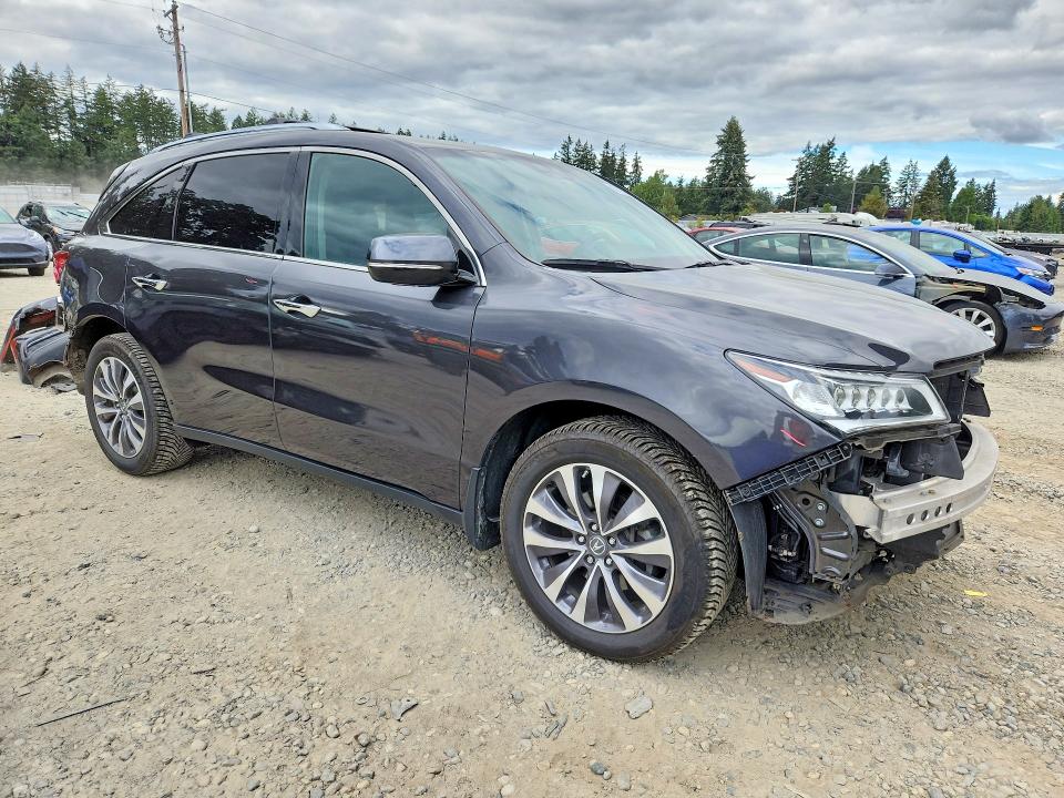 Photo 4 from auction – 2016 ACURA MDX with VIN 5FRYD4H40GB026193
