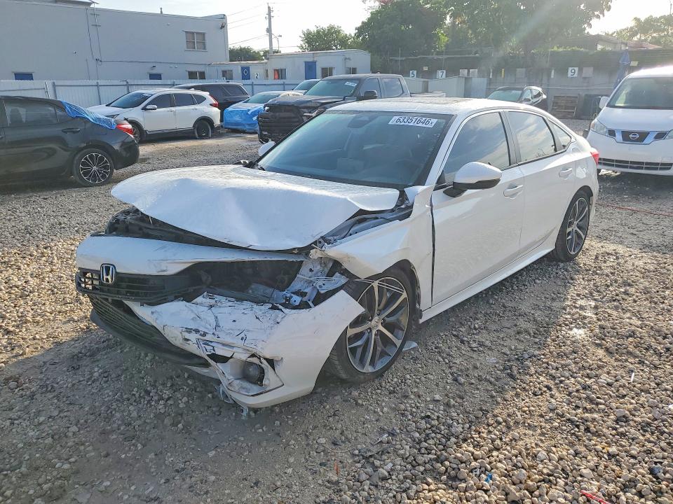 HONDA CIVIC 2022 with VIN 2HGFE1F95NH326825 - Photo from auction